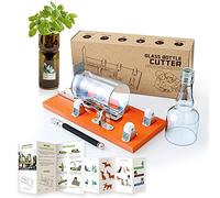 Bloomoak Cortador de botellas de vidrio profesional, cortador de botellas y cortador de vidrio, kit de máquina de bricolaje con accesorios para cortar vino, whisky, cerveza, champán, tarros de masón