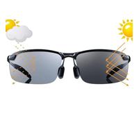 Bloomoak Gafas de Sol Polarizadas Fotocromáticas para Conducir, Gafas de Sol Hombre Conducir de Días Soleados y Nublados, Pesca, Golf, Antideslumbrantes, Protección UV400