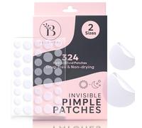 BLOOMORA Parches Invisibles para Espinilla (324 Unidades), Parches Granos Hidrocoloides, Pimple Patches Tratamiento del Espinilla , (Tamaños S/L)