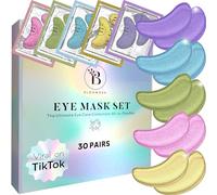 BLOOMORA Parches Ojos Bolsas y Ojeras Pack Mix (30 Pares) - Eye Patches Con Niacinamida y Ácido Hialurónico - Eye Mask - Parches Ojeras y Bolsas