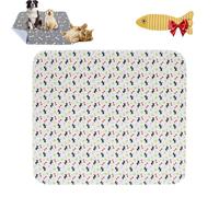 Bloompad Pee Pads, The Pee Pad Dogs Actually Use, Reusable and Washable Puppy Pads, with Non-Slip Bottom, Chew-Resistant & Machine Washable Pad, Pet Training Pads for Home & Travel (White,L)