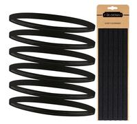 Blooms 6 diademas deportivas para hombre y niño - Cinta elástica para mujer y niña fina - Antideslizante Silicona Bandas para el pelo Fútbol Niños - Juego de bandas deportivas para yoga, correr