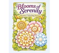 Blooms of Serenity: A Flower Coloring Journey