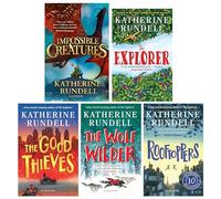 Bloomsbury UK Ltd Conjunto de colección de 5 libros de Katherine Rundell (Rooftoppers, The Wolf Wilder, The Explorer, The Good Thieves & Impossible Creatures [tapa dura)