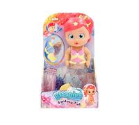 Bloopies Fantasy Tail Leila Muñeca de Baño Sirena Acuática con Cola Rellenable de Bolitas Que se Expanden con Agua y Lanza Chorros para Más Diversión Niños de 2 años en adelante