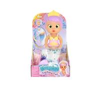 Bloopies Fantasy Tail ZOE Muñeca de Baño Sirena Acuática con Cola Rellenable de Bolitas Que se Expanden con Agua y Lanza Chorros para Más Diversión Niños de 2 años en adelante