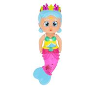 BLOOPIES Shimmer Mermaids Iris Juguete de Agua Shimmer Mermaid con Cola Transparente con Purpurina Llena de Amuletos Brillantes Que Lanza Chorritos de Agua Niños y Niñas a Partir de 18 Meses
