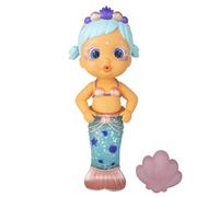 Bloopies Sirenas Lovely - Muñeca Sirena Que Lanza Agua y Hace Burbuja - Juguete de baño para +18 Meses