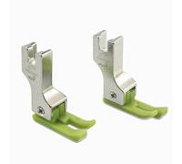 Blooy - (10 piezas) TCR1/16N + TCL1/16N prensatelas compensadoras derecha e izquierda con parte inferior de PTFE para máquinas de coser de punto de bloqueo de 1 aguja
