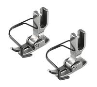 Blooy - 2 piezas B1524-012-0BA prensatelas estándar con bisagras con protector de dedos para máquina de coser industrial de una sola aguja JUKI