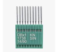 Blooy - Agujas estándar DBX1 para máquinas de coser industriales DB*1,16x257, 1738A (paquete de 100 piezas) (tamaño 14/90)