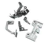 Blooy - Juego de calibre 3.2 x 4 para máquina de coser Yamato AZ8500H-A4 Overlock placa de aguja 2108050 prensatelas 2107100 perro de alimentación 2109050 2109051 (plata)