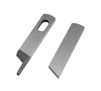 Blooy - Juego de cuchillos superior e inferior A4142-335-000 + A4145-335-000 para máquinas de coser Overlock JUKI MO-634D, MO-644D, MO-654D, MO-735 (1 juego)