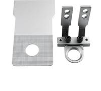 BLOOY - Kit de placa de alimentación + pie de abrazadera de trabajo compatible con Brother KE-430D, KE-430F, Jack JK-T430, accesorios de piezas de máquina de coser (área de trabajo de 17 mm)