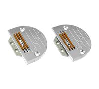Blooy - Kit estándar de placa de aguja y alimentación de goma para perros, compatible con máquinas de coser industriales JUKI Brother Singer Jack E14, E16, E18, E20, E22, E24 (2 juegos) (E20 (2 mm))