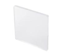 Bloque acrílico Sellos transparentes Sellos para álbumes de recortes Premium Transparente Durable Reutilizable Esquina redonda Bloque de sellos seguro de fácil agarre para hacer