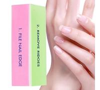 Bloque amortiguador de uñas de manera brillante, 4 vías para pulir y pulir | uñas de uñas para pulir y pulidor de uñas, bloque de limas de uñas Smooth & Buff & Shine para un cuidado natural óptimo de