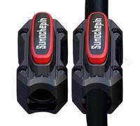 Bloque anticaída para parachoques - 20/24/26 mm | Bloques de parachoques de motocicleta, 2 unidades, protector contra caídas de marco de motocicleta, deslizadores de protección contra golpes