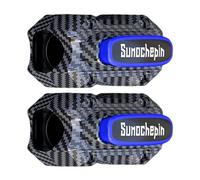 Bloque anticaída para parachoques - 20/24/26 mm | Bloques de parachoques de motocicleta, 2 unidades, protector contra caídas de marco de motocicleta, deslizadores de protección contra golpes