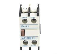 Bloque auxiliar 1NO/1NC para contactor de CA CJX2, modelo F4-11, corriente de calefacción de 10 A, voltaje de aislamiento de 690 V, carcasa ignífuga, buil