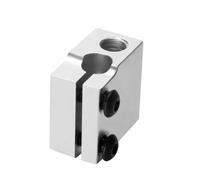 Bloque calefactable + calcetín 20 * 20 * 12mm Compatible con Hotend Artillery Sidewinder x1 Sidewinder x2 Genius Pro j-Head Piezas de Impresora 3D(Block)