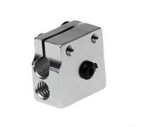 Bloque calefactado de aluminio de repuesto para ED3 para impresoras 3D que permite un calentamiento eficiente de boquillas e integración con hardware extrusor existente