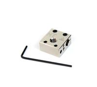 Micro-Swiss Plated Copper High Temperature MK8 Style Heater Block Upgrade for CR10 / Ender/Anet A8 Printers MK7, MK8, MK9 Hotends