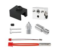 Bloque calentador de boquilla de cobre mejorado para impresoras S1, alta resistencia al calor, extrusión estable, boquilla fácil de instalar