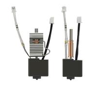 Bloque calentador de tubo de calentamiento de termistor de boquilla de 3 extremos calientes con disipador de calor para Kobra3, repuestos A