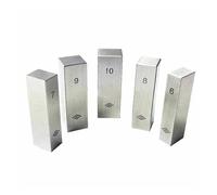 Bloque calibre 10mm, 20mm, 30mm, 50mm 100mm bloque medida cuadrado de acero vernier micrómetro(10mm)