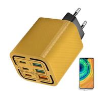 Bloque cargador rápido - Cargador de pared con 6 puertos bloques de carga - Adaptador cubo para teléfono oficina y dormitorio