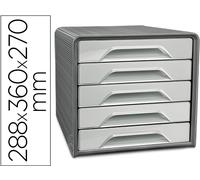 Bloque Clasificador c/ 5 Cajones (Gris) - CEP