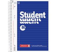 Brunnen Papier GmbH Bloc escolar Trevi espiral 4 veces 70 g/m² A5 80 hojas alineado