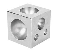Bloque Dapping Cuadrado, Herramienta Profesional para Modelar Metales, 50x50mm - Formado Preciso, Material Duradero, Ideal para Joyeros y Artesanos (Tipo 2)