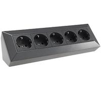 Bloque de 5 veces el enchufe, antracita 4250416340177