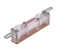 Bloque de agua multiusos para disipador de calor MOSFET, para placa base, fuente de alimentación y tarjeta gráfica (8 cm)