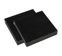 Bloque de banco de goma maciza, 2 piezas de bloque amortiguador de goma, placa cuadrada de 120 × 120 × 12 mm a 120 × 120 × 30 mm, apto for lavadora, secadora y cinta de correr.(120x120x20mm)