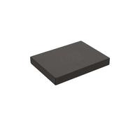 Fitness Mad Bloque de cabeza de pilates, 25 mmx150 mmx205 mm, bloque de yoga respetuoso con el medio ambiente, EVA de alta densidad antideslizante para pilates, yoga y entrenamientos en casa (carbón)