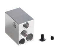 Bloque de calefacción Hotend fácil de usar para extrusoras de impresora SV07, accesorio de impresora de bloque calentador de metal de alta durabilidad, estabilidad a altas temperaturas