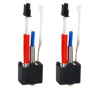 Bloque de calentador de temperatura 2 paquetes para KOBRA2/3 para accesorios de impresora 3D, distribución constante del calor y compatibilidad de la máquina (2)
