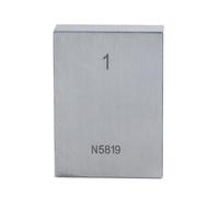 Bloque de calibración estándar de medición portátil de 1 pulgada para ingenieros de campo y tareas de inspección dimensional industrial, instrumento de medición estable de temperatura