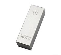 Bloque de calibre de acero de una sola pieza para medición, dureza -63, rango de 0,5 mm a 100 mm, grosor de 9 mm y 35 mm de ancho, estándar métrico de alta precisión (10)