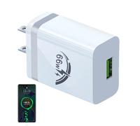Bloque de carga para teléfono - 66 W USB Power Bloque de carga rápida para smartphones, adaptador de teléfono, enchufe de viaje de pared de Estados Unidos, para el día a día en casa, en la oficina, en