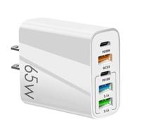 Bloque de Carga USB, Adaptador de Carga USB, Bloque de Carga rápida con multipuertos, portátil, Multifuncional, Enchufe de Carga estándar de Estados Unidos para Viajes al Aire