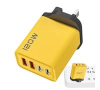 Bloque De Carga USB Rápido-Adaptador De Múltiples Puertos con Dos Puntos De Venta De USB PD | Cargador De Enchufe De Pared De Viaje para Tabletas Gadgets, Estación De Carga Familiar Compacta para