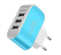 Bloque de Cargador de Carga rápida, Cargador USB Multiport - 3 Puertos Adaptador de Pared Cargador portátil | Enchufe USB Inteligente Brillante para teléfonos Inteligentes, Inicio
