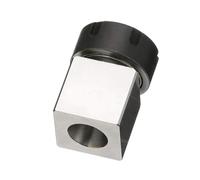 bloque de clip ER32, Bloque de pinza ER, 1 unidad, ER25 ER32 ER40, soporte de portabrocas hexagonal cuadrado, grabado mecanizado CNC(Er25,Square)