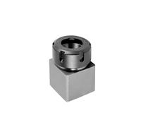 bloque de clip ER32, ER Collet Block - Portabrocas de acero duro hexagonal cuadrado, asiento de resorte ER25/32/40, soporte de torno CNC(Square,ER32)