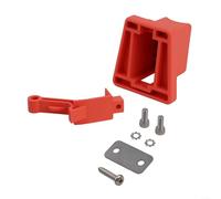 Bloque de cojinete adaptador frontal para bicicleta plegable Brompton, se adapta de forma segura a bicicletas convencionales con fijación de tornillo (rojo)