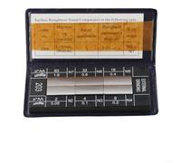 Bloque de comparación de rugosidad Ra0 05 12 5mm con 6 muestras de rugosidad distintivas para una evaluación precisa en piezas mecanizadas (rectificado externo)